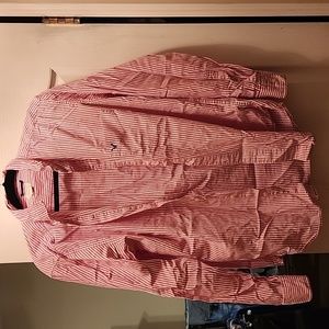American Eagle stripe Button down